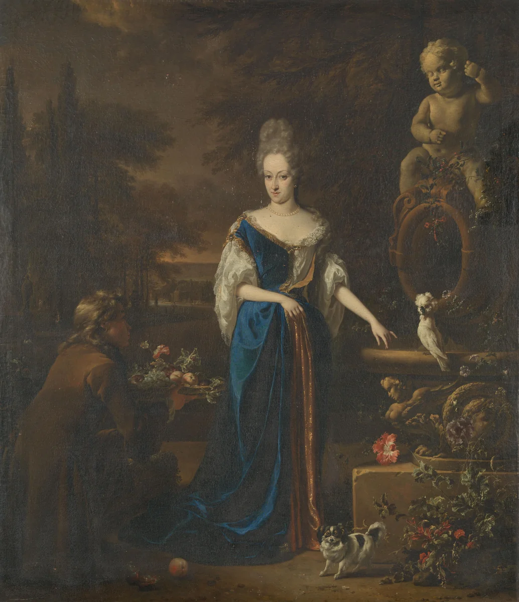 Portrait of Maria Cornelisz, Wife of Silvester van Tongeren by Jan Weenix, painting, 1680-1719