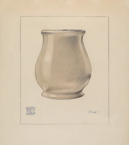 Waste Jar by Joseph Sudek, index of american design, 1937