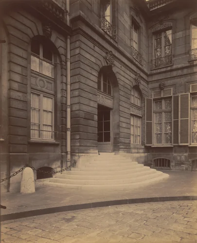 Hôtel de Roquelaure. Boulevard Saint-Germain 246 by Eugène Atget, photograph, 1905