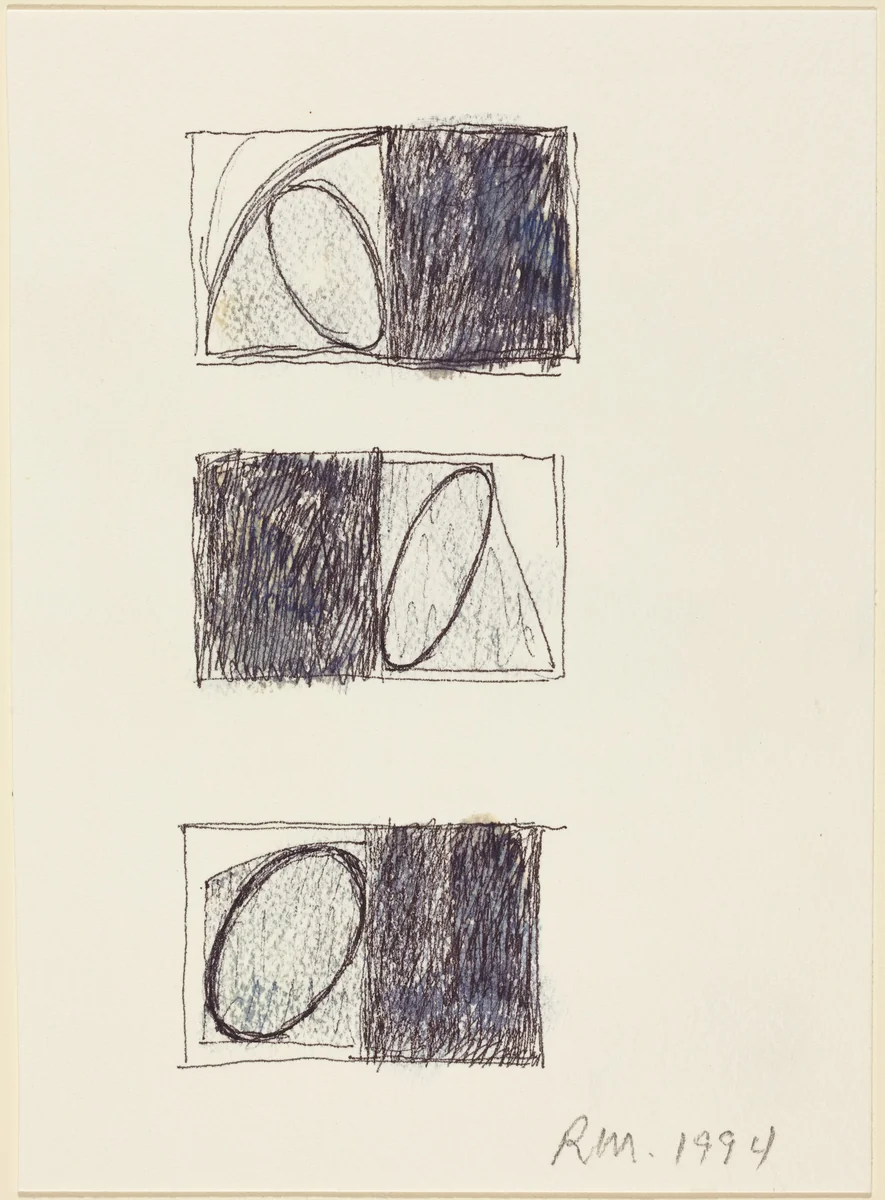 Untitled by Robert Mangold, drawing, 1994