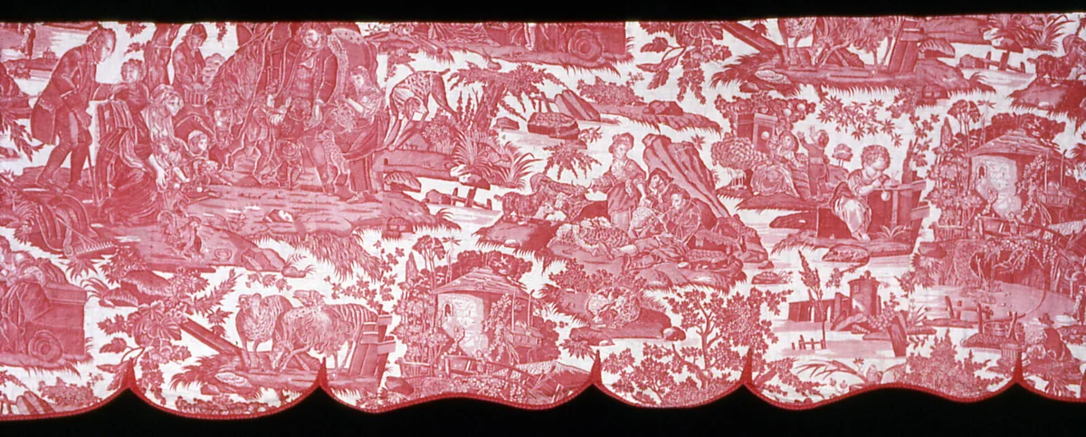 Dites Merci (Furnishing Fabric) by J.P. Meillier et Cie., textile, 1795-1805