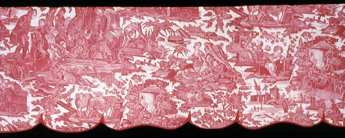 Dites Merci (Furnishing Fabric) by J.P. Meillier et Cie., textile, 1795-1805