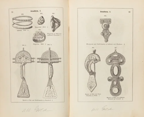 Nordiske oldsager i det Kongelige museum i Kjöbenhavn by Jens Jacob Asmussen Worsaae, artwork, 1859