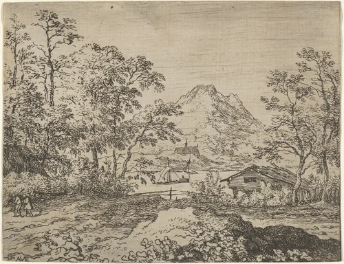 The Broad River by Allart van Everdingen, print, 1621-1675