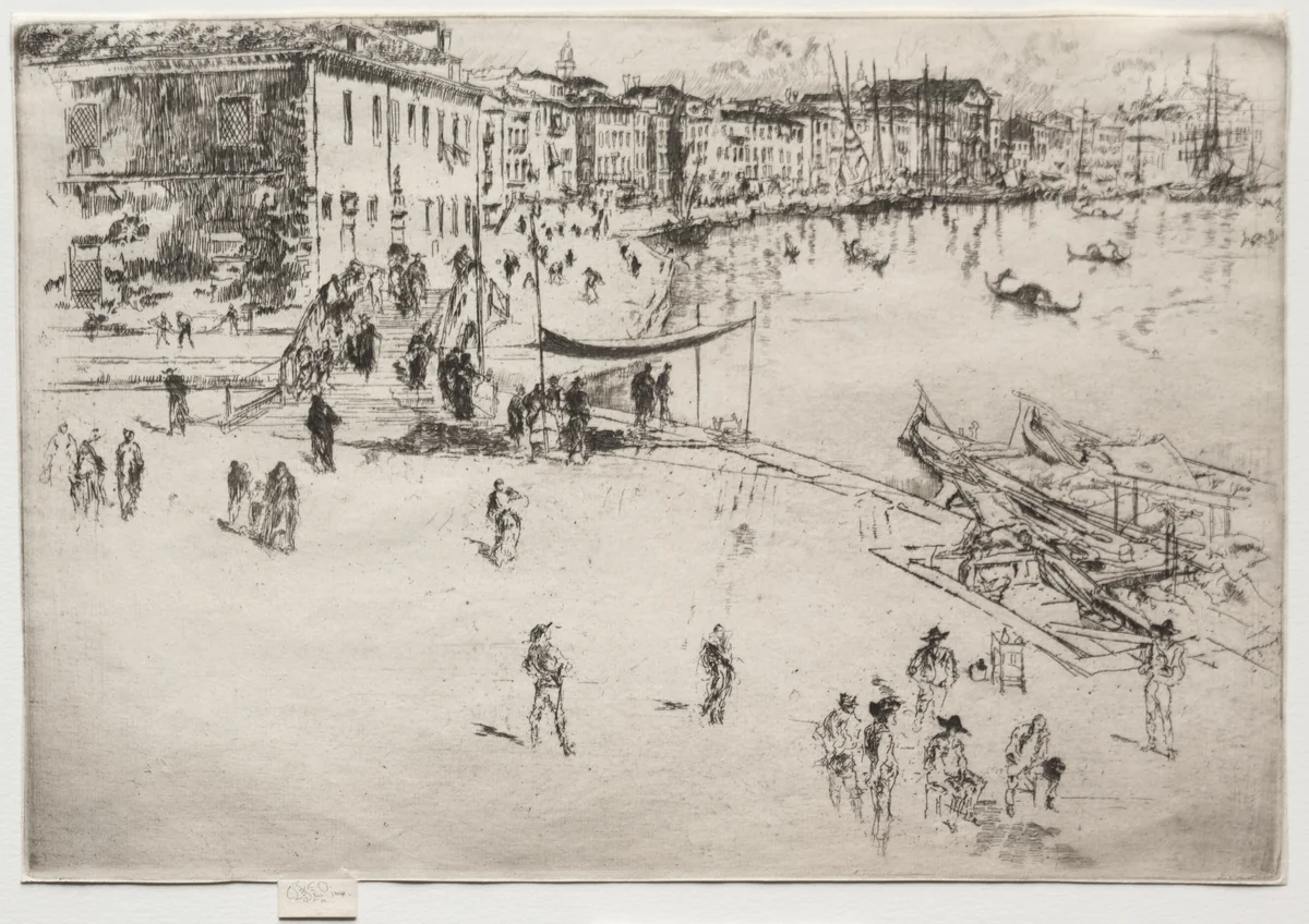 The Riva, No. 2 by James McNeill Whistler, print, 1886