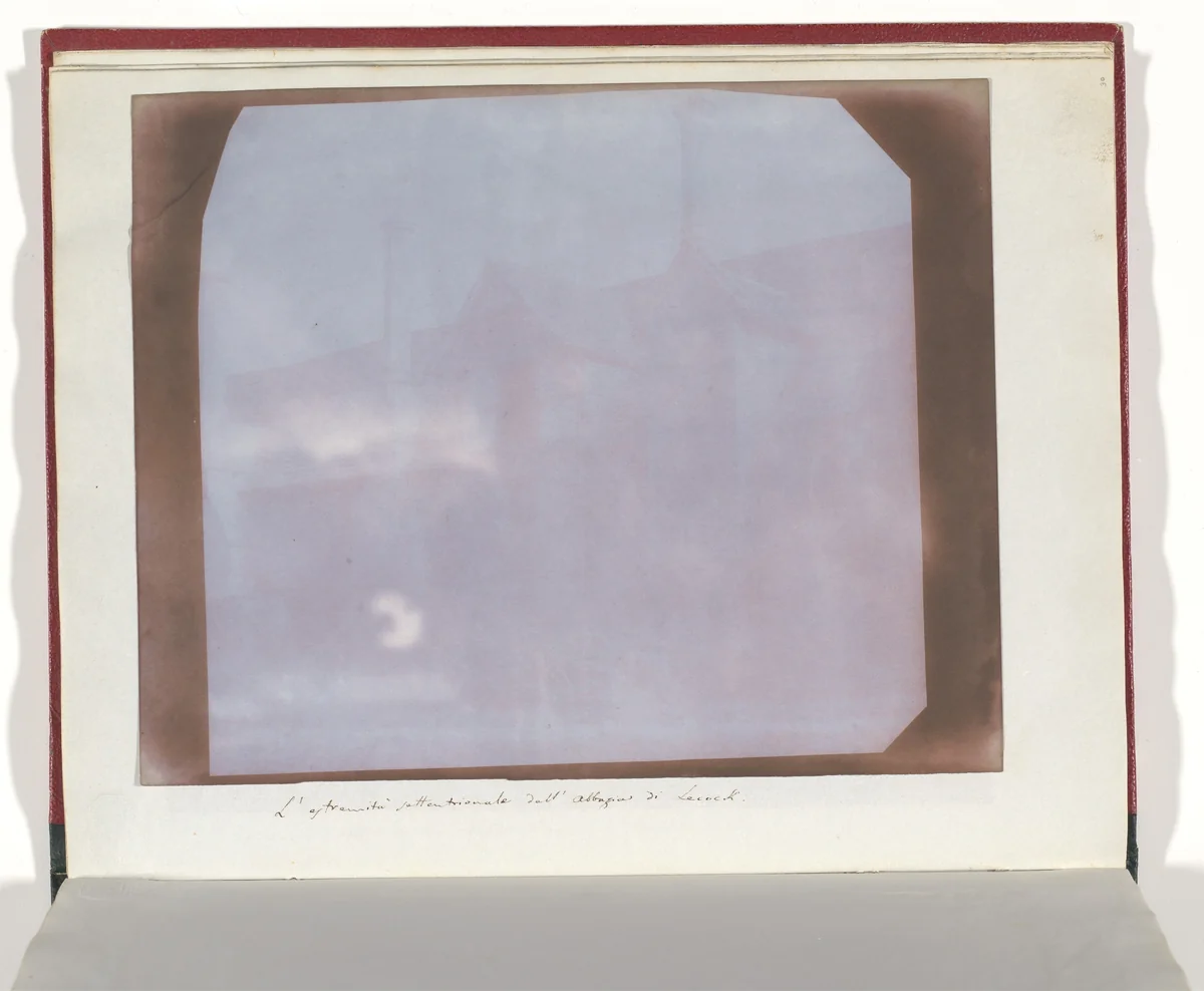 North end of Lacock Abbey by William Henry Fox Talbot, photograph, 1840