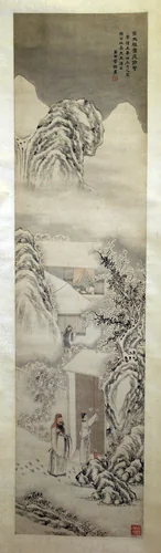 Emperor Song Taizu Visiting Scholar on Snowy Night by Zeng Jing, other, 1840-1896