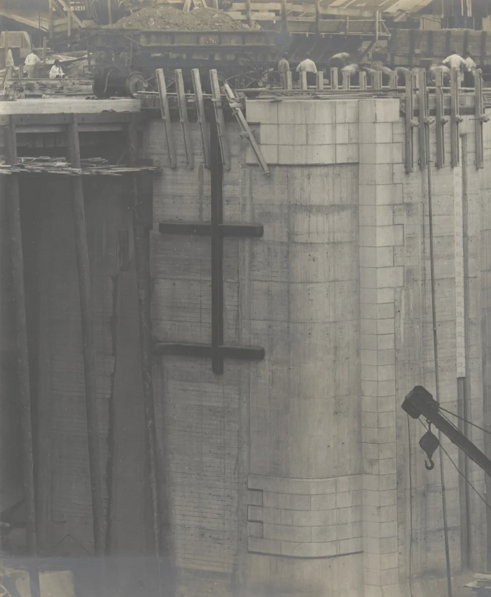 Balboa Terminals. Dry Dock #1. Showing Granite Caisson Seat by Unidentified Photographer, photograph, 1916