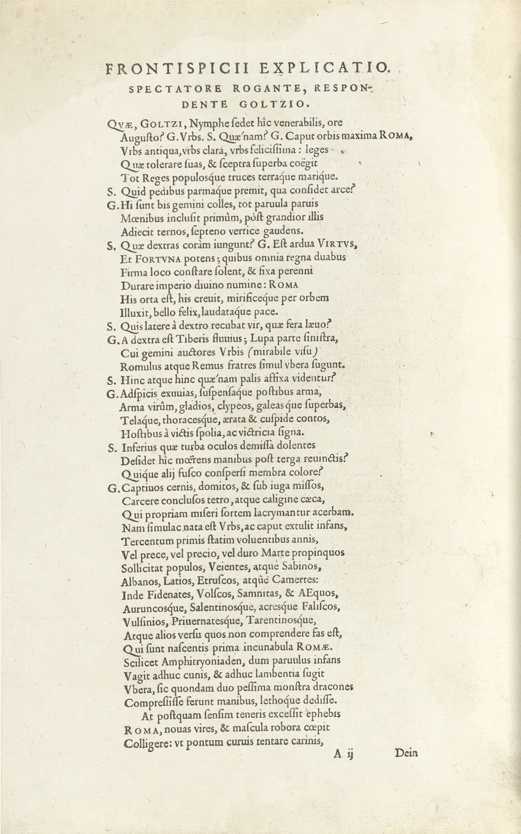 Tekstblad uit Fasti magistratuum et triumphorvum Romanorum, 1566 by Unknown, print, 1566