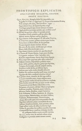 Tekstblad uit Fasti magistratuum et triumphorvum Romanorum, 1566 by Unknown, print, 1566