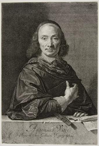 Antoine Vitré by Jean Morin, print, 1640-1650