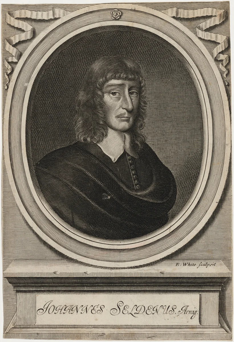 John Selden, Jurist and Antiquary by Robert White, print, 1683