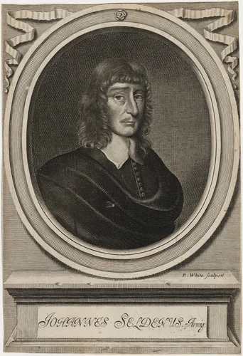 John Selden, Jurist and Antiquary by Robert White, print, 1683