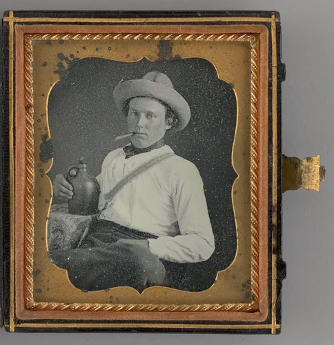 Untitled (Portrait of a Seated Man) by Unknown maker, other, 1853