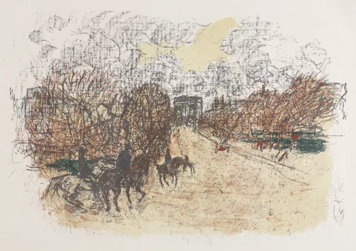 The Arc de Triomphe by Pierre Bonnard, print, 1899