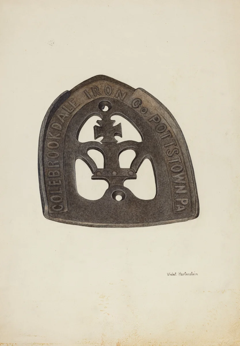 Trivet by Violet Hartenstein, index of american design, 1942