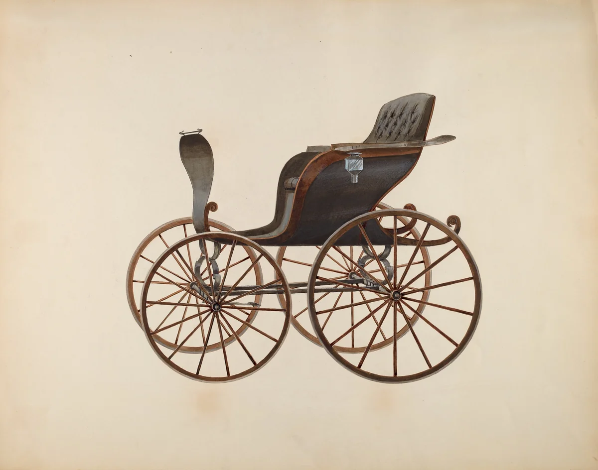 Buggy by Fred Weiss, index of american design, 1936