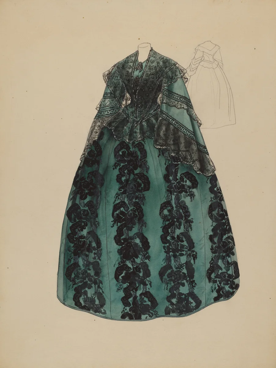 Dress by Melita Hofmann, index of american design, 1936