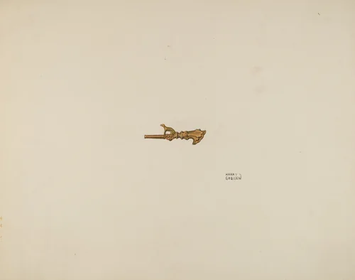 Watch Key by Harry Grossen, index of american design, 1938