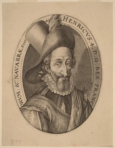 Henry IV, King of France by Hendrick Goltzius, print, 1592