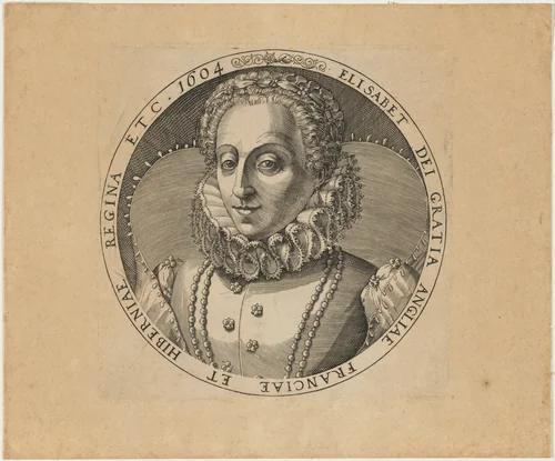Queen Elizabeth by Unknown 19th Century, print, 1604