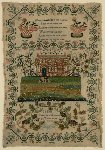 Sampler by C. S. Peake, other, 1820