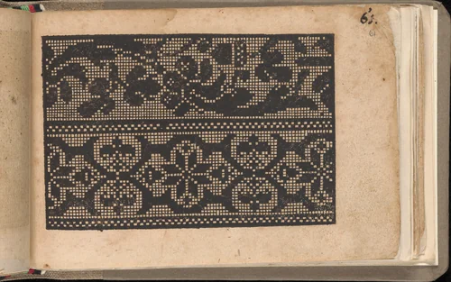 Schön newes Modelbuch (Page 61r) by Sigismundus Latomus, book, 1608