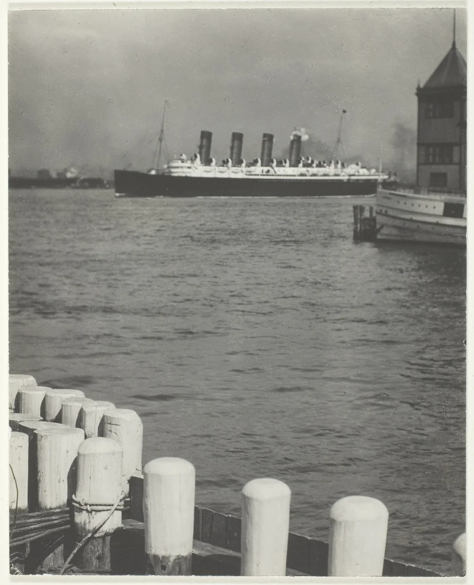 Outward Bound, The Mauretania by Alfred Stieglitz, photograph, 1910