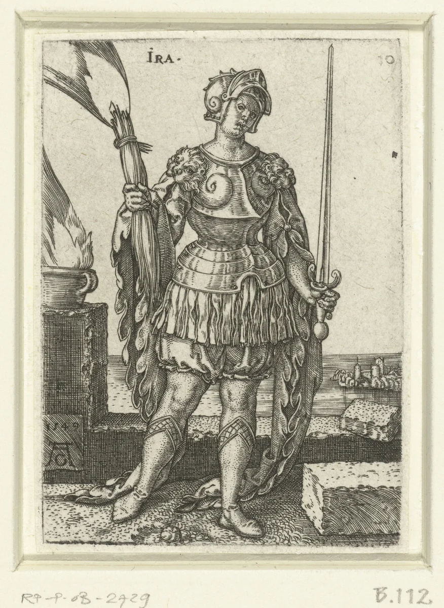 Woede by Unknown, print, 1549