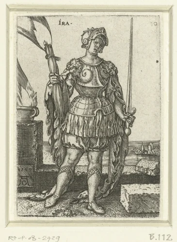 Woede by Unknown, print, 1549