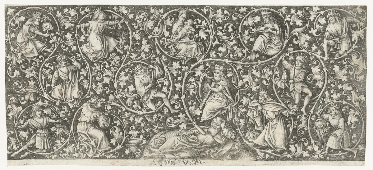 Tree of Jesse by Unknown, print, 1455-1503