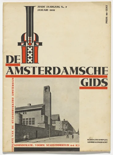 The Amsterdam Guide (De Amsterdamsche Gids) by Fré Cohen, design, 1931