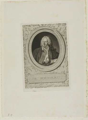 J-B. Rousseau by Jean-Baptiste de Grateloup, print, 1755-1817