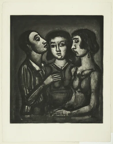 Portents... (Augures...), plate XLI from Miserere by Georges Rouault, illustrated book, 1923