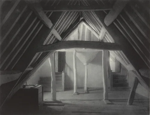 Kelmscott Manor: Attics by Frederick H. Evans, photograph, 1896