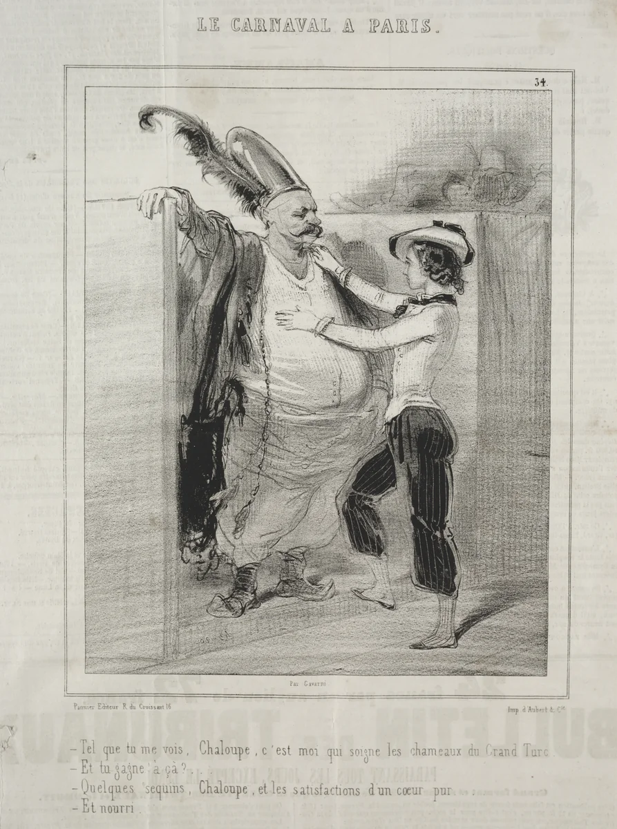 Carnaval by Paul Gavarni, print, 1841-1843