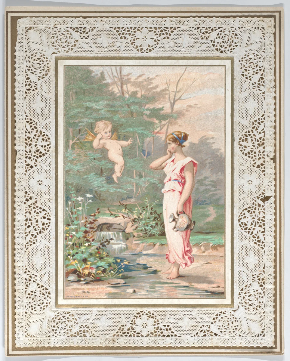 Valentine by anonymous, other, 1875-1880