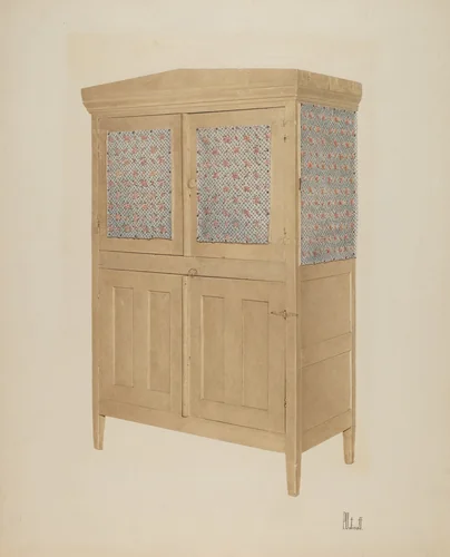 Kitchen Safe by Peter C. Ustinoff, index of american design, 1940