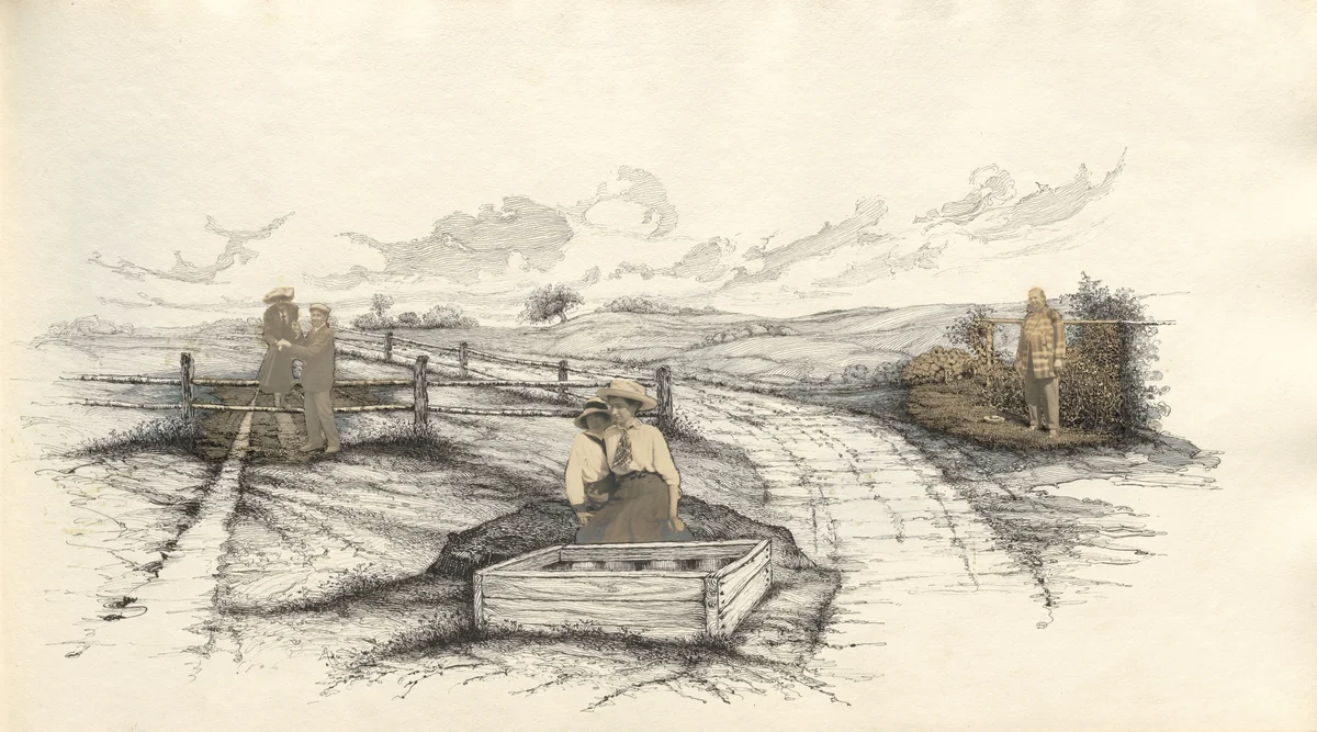 Untitled (page from album titled "July 1913") by Charles Norman Sladen, photograph, 1913