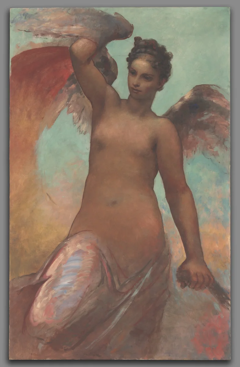 Winged Fortune by William Morris Hunt, painting, 1878