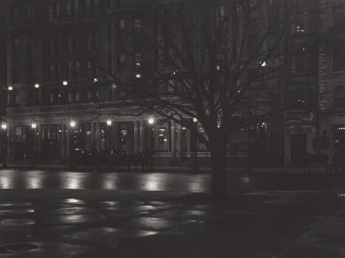 Night—The Savoy by Alfred Stieglitz, photograph, 1897
