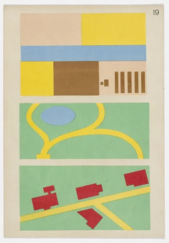 Gift 13: Paper Cutting (Kindergarten material based on the educational theories of Friedrich Froebel) by Hans Kappler, design, 1920