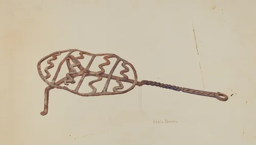 Wrought Iron Broiler by Adele Brooks, index of american design, 1938