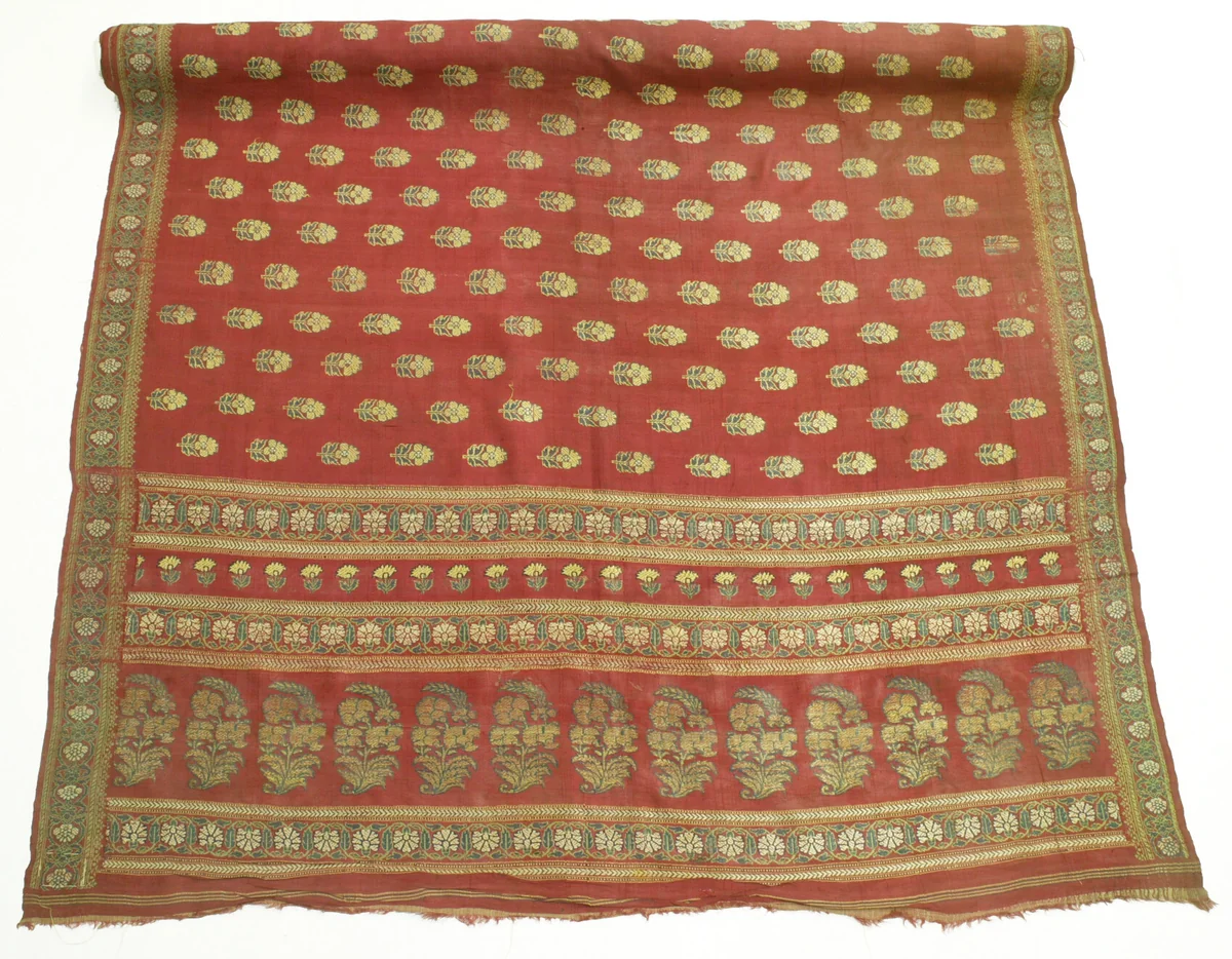 Sari by Eastern India, textile, 1801-1900