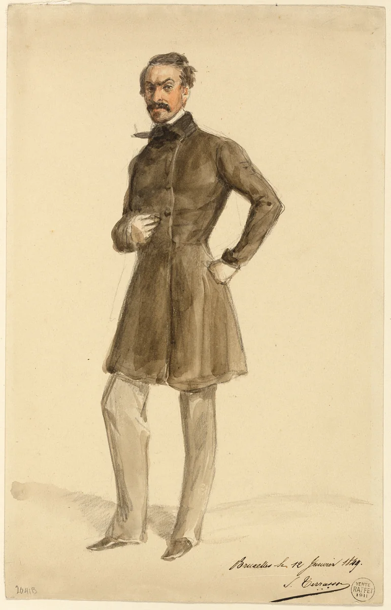 S. Terrason by Denis Auguste Marie Raffet, painting, 1849