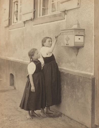 The Letterbox by Alfred Stieglitz, photograph, 1894