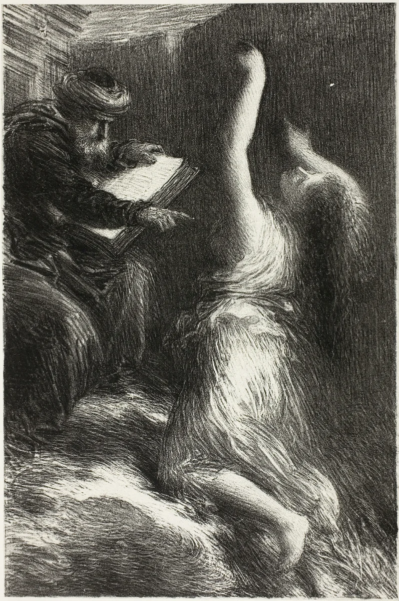 Parsifal, Act II: Evocation of Kundry by Henri Fantin-Latour, print, 1881-1891