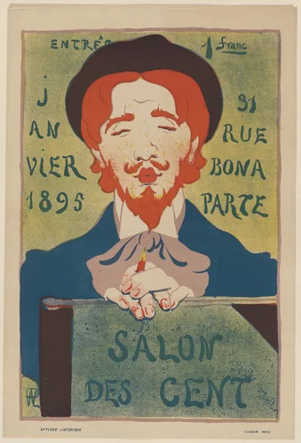 Salon des Cent, Janvier 1895 by René Georges Hermann-Paul, design, 1894