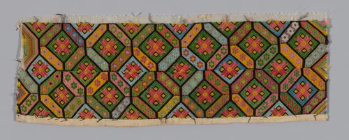 Panel by Han-Chinese, textile, 1875-1900