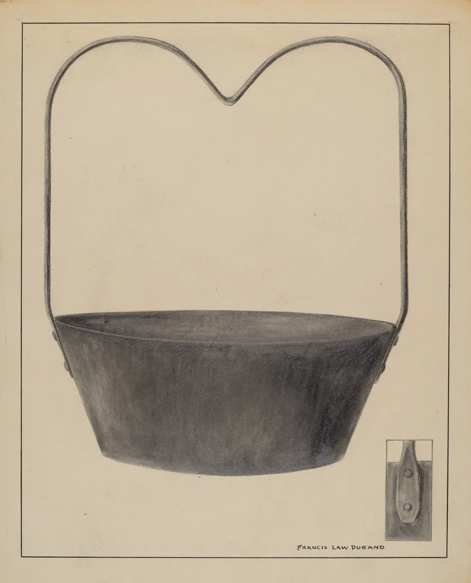 Fireplace Kettle by Francis Law Durand, index of american design, 1936